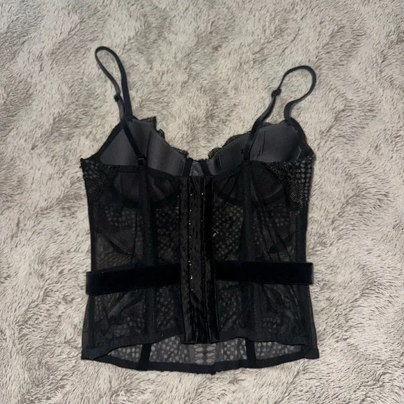 Victoria's Secret Black Fitted Bustier Camisole - Picture 3 of 4